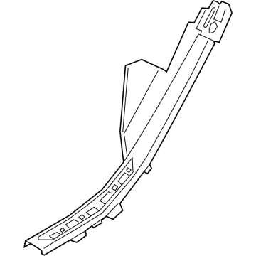 BMW 51-47-7-949-887 COVER STRIP, ENTRANCE REAR L