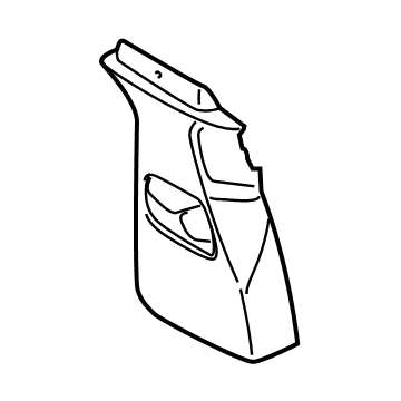 BMW 51-43-5-A0C-843 COVER COLUMN B LEFT
