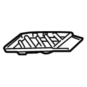 Nissan 68741-JM00A Grille-Side Defroster, LH