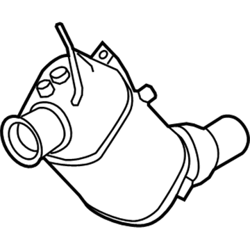 BMW 18-30-8-583-372 Exhaust Pipe
