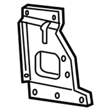 Ford 1C3Z-17B984-AA Bumper Mount Plate