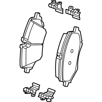GM 42843248 PAD KIT-FRT DISC BRK