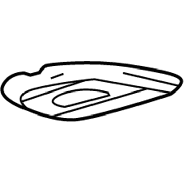 Ford YF1Z-13783-CA Dome Lamp Lens