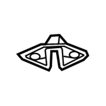 Ford AE9Z-7404082-A Sunvisor Trim Plate