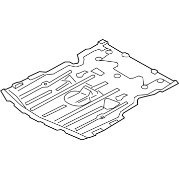 BMW 51-75-7-328-604 Underbonnet Screen