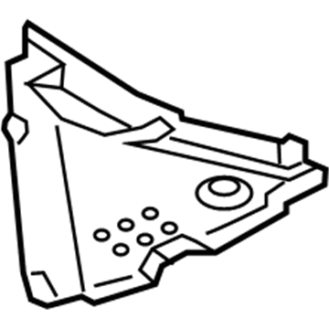 BMW 51-75-7-328-629 Cover, Bottom Left