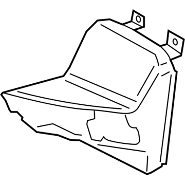 BMW 51-74-7-338-578 Air Duct Displaced Radiator Right