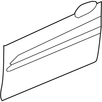 Kia 0K54A58030 Door Panel-Out, Front RH M