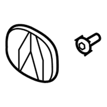 Acura 75701-STK-A01 Emblem, Rear (A)
