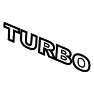 Acura 75725-STK-A01 Emblem, Rear (Turbo)