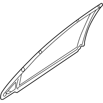 Mopar 4805638AH Molding-Front Door