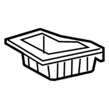 Lexus 64993-0E020 Box, Deck Floor, Rear