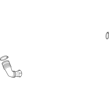 BMW 13-71-8-095-812 FILTERED AIR PIPE
