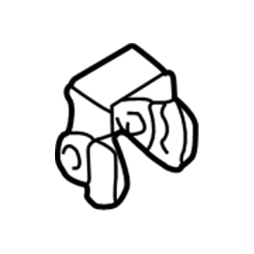 Nissan 11215-8H300 Stopper-Rubber, Engine Mounting