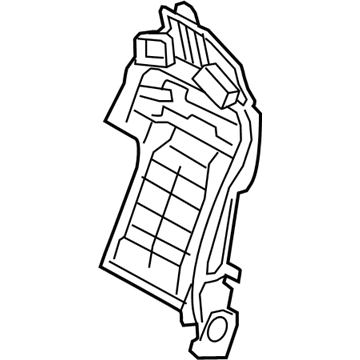 Nissan 87601-64B3B Frame Assy-Back, Front Seat