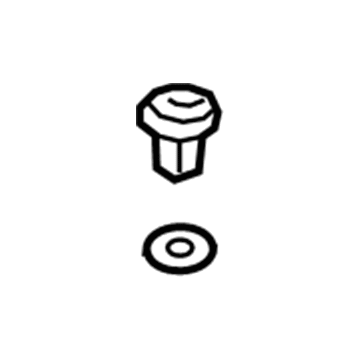 Hyundai 85714-F2000 Grommet Assembly-Screw