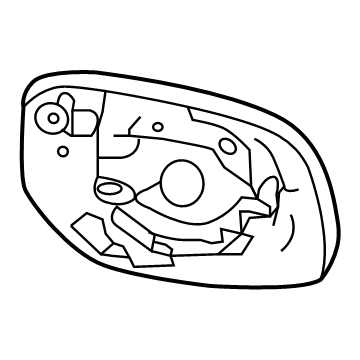 Infiniti 96365-4GA3A Glass - Mirror, RH