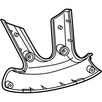 Mopar 5RB85JSLAA Bezel-Steering Wheel