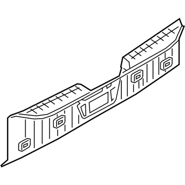 BMW 51-47-7-456-424 LOADING SILL COVER