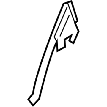 Infiniti 82234-1BA0B Piece-Corner, Rear Door RH