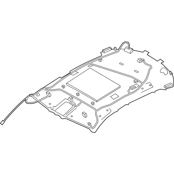 Infiniti 739B0-5NB0A Module Assembly-Roof Trim