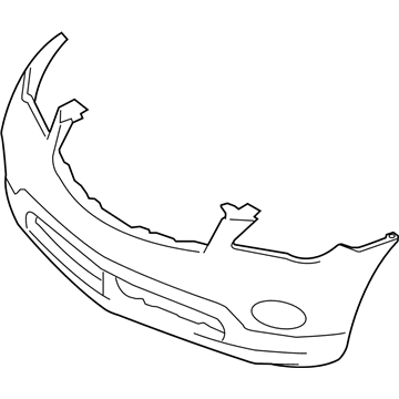 Infiniti FBM22-1BA0H Front Bumper Cover