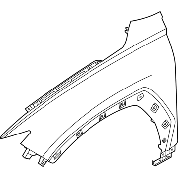 Hyundai 66311-K5000 PANEL-FENDER, LH
