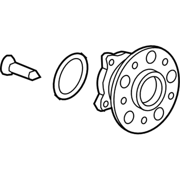 Honda 42200-SWB-951 Bearing Assembly, Rear Hub Unit