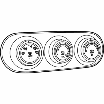 Mopar 6VN78LXHAA Air Conditioner And Heater Control