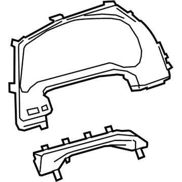 Lexus 55404-0E030 Panel Sub-Assy, Instrument