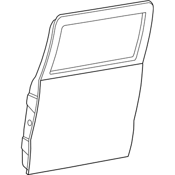 GM 12549501 Door Asm, Rear Side LH