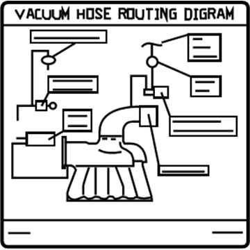 Nissan 22304-6Y300 Label-Vacuum Piping