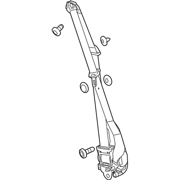 GM 19257946 Belt & Retractor
