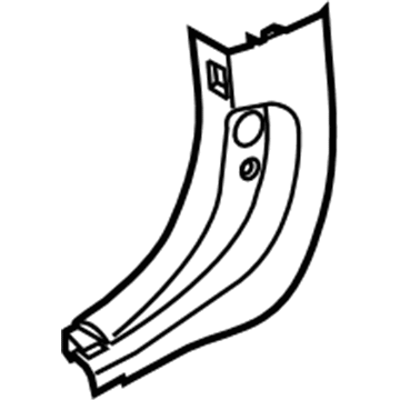 BMW 51-43-7-230-109 Lateral Trim Panel, Bottom Front Left