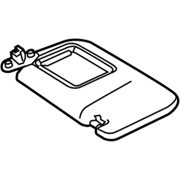 Toyota 74310-33J10-B0 Sunvisor