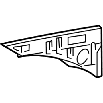 Lexus 55714-60050 Panel, Cowl Top Side, LH