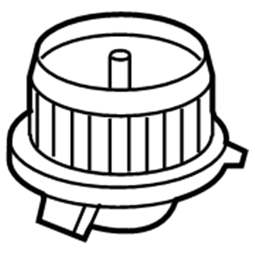 Lexus 87103-0E040 Motor Sub-Assy, Blower W/Fan