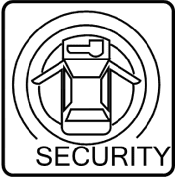 Nissan 990A0-C9920 Label-Anti Theft