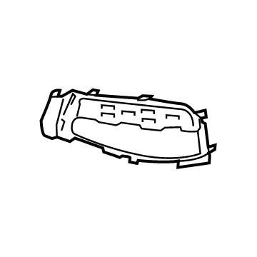 BMW 51-11-8-077-375 Air Inlet Cover, Partially O