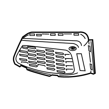 BMW 51-11-8-074-001 Grill, Air Intake, Open, Left