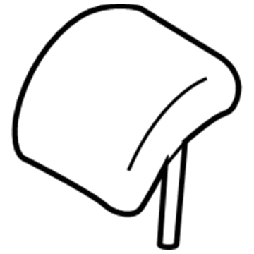 Nissan 86430-1KA1A Headrest Assy-Rear Seat