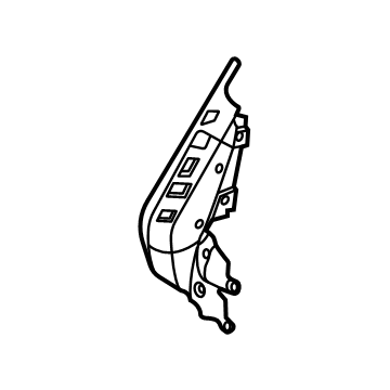 BMW 52-10-8-745-528 CUSHION HOLDER, RIGHT