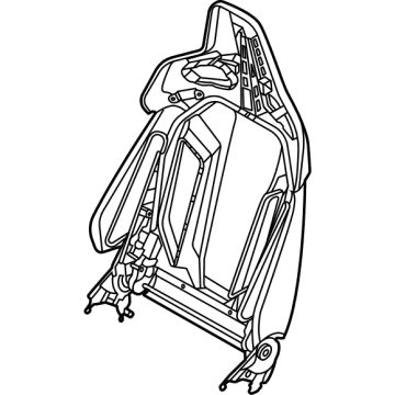BMW 52-10-8-067-466 BACKREST FRAME, RIGHT