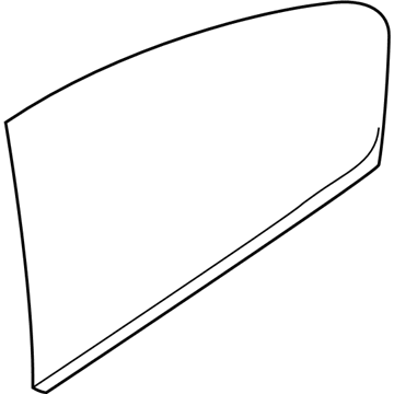 BMW 51-37-7-165-591 Side Window, Rear Left