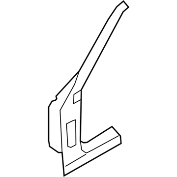 BMW 41-21-7-204-485 Column A Exterior, Left