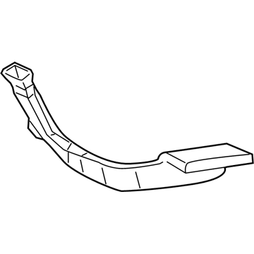 Mopar 5058523AB Duct-Floor