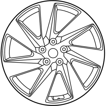 Hyundai K5F40-ABA00 WHEEL ASSY-ALUMINUM