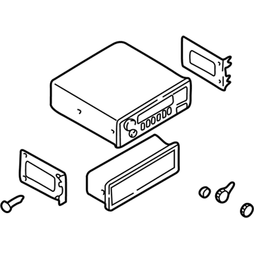 Kia 0K2AA6686Y Audio Assembly