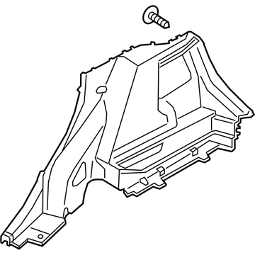 Hyundai 85740-K4100-TRY Trim Assembly-Luggage Side RH