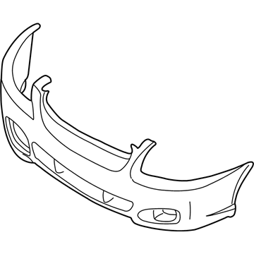 Hyundai 86510-25000 Front Bumper Cover Assembly